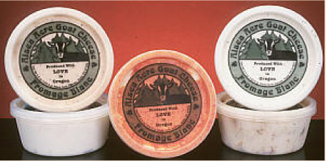tubs of fromage blanc